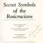 Secret Symbols of the Rosicrucians