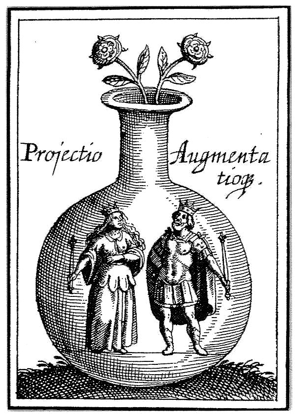 Marriage of the Red King and White Queen in Alchemy