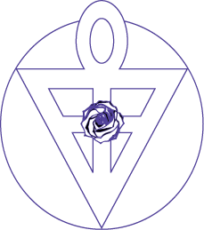 Ankh Triangle with Rose